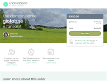 Tablet Screenshot of glofab.se